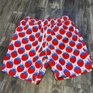 Strawberry Print Hanna Andersson Swim Shorts size medium